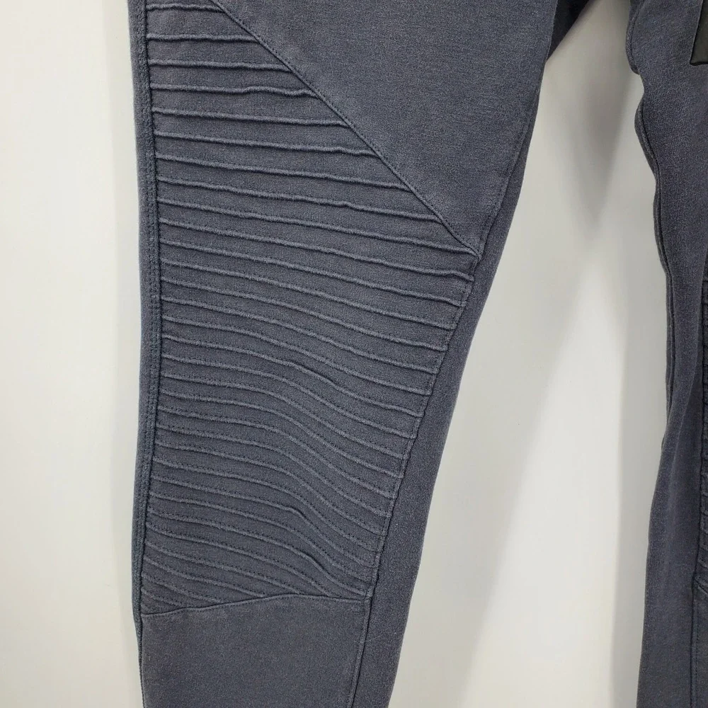Alo Yoga Women Urban Moto Sweatpants Gray Joggers Small Biker Athletic Lounge